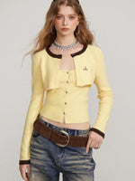 Layered Faux Two-Piece Knit Sweater