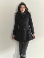 Double-Breasted Belted Coat