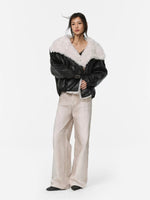 Deer Print Straight Leg Pants