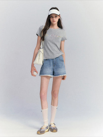 Butterfly Print T-shirt