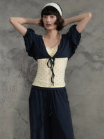 Polka Dot Halter Twinset
