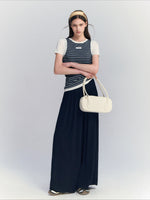 Linen Blend Wide Pants