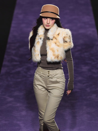 Double-Waist Stretch Skinny Jeans