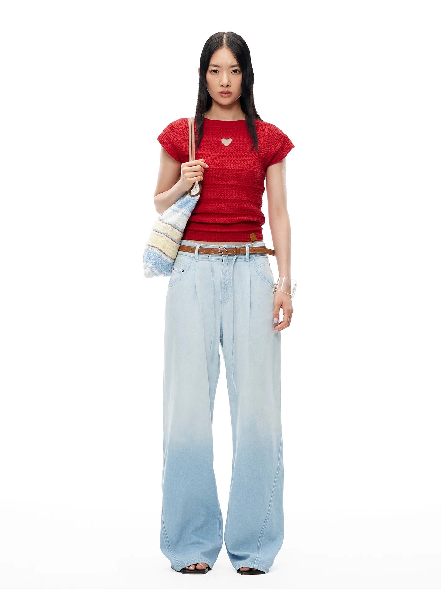 +5CM N3 Vacation Wide Jeans
