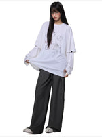 Printed Layered Long Sleeve Tee