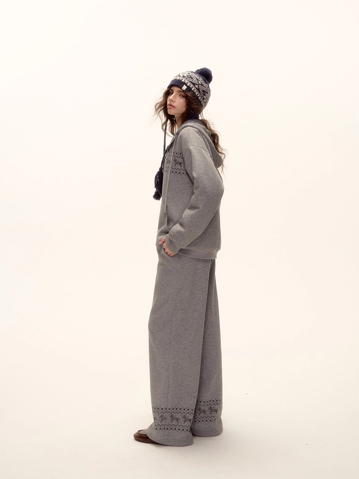 Fair Isle Hoodie Set