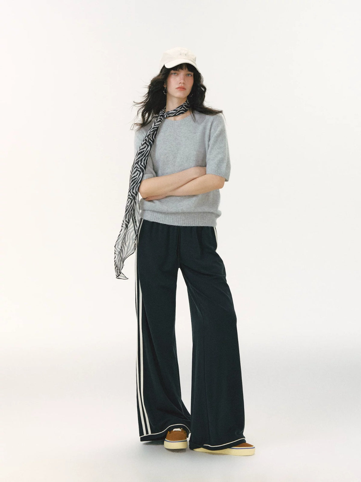 Silk Cashmere Brushed Sweater