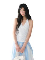 Polka Dot Halter Top