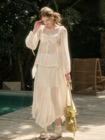 Tencel Air Fabric Shirt & Skirt Set