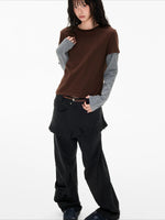 Faux Layered Stripe Tee