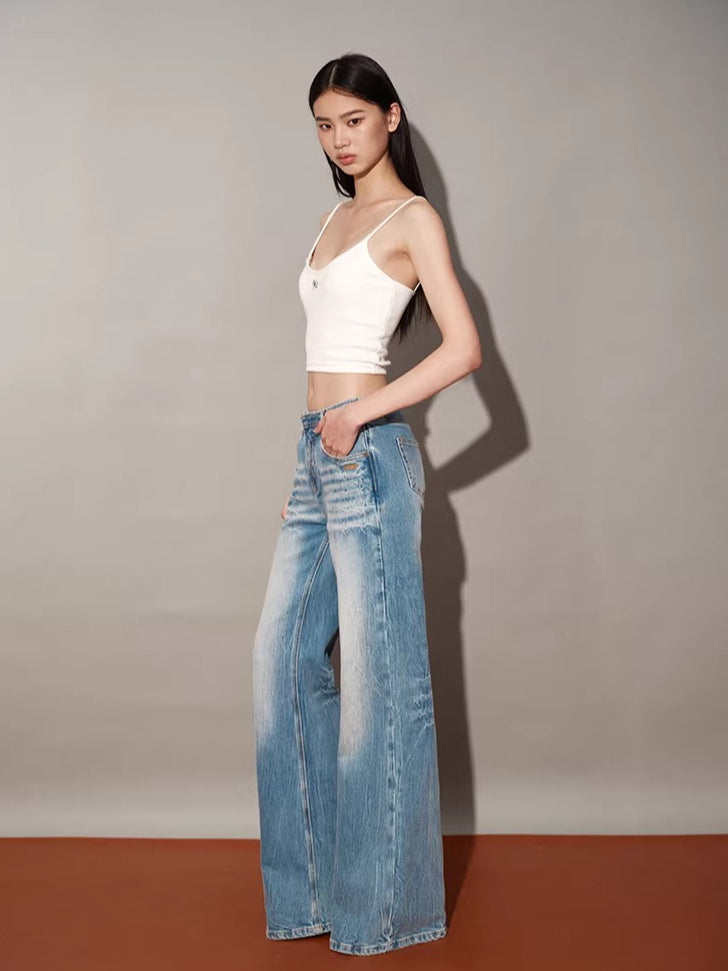 +5CM N4 Proportion Straight-Leg Jeans