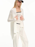 Knit Cardigan Three Piece Set