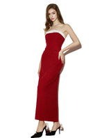 Bowknot Off-Shoulder Maxi Dress & Jacket Set