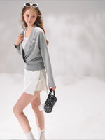 Side Slit A-line Skort