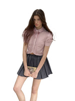 Puff Sleeve Striped Shirt