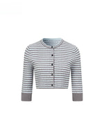 Striped Cardigan Cami Set