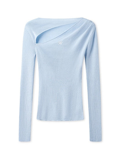 Crescent Knit Blouse
