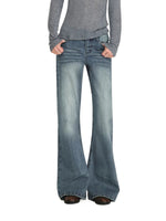 Vintage Washed Low Rise Jeans
