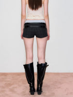 Glossy Thin Leather Belt