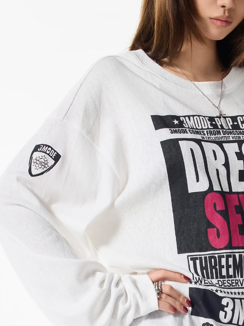 Vintage Letter T-Shirt