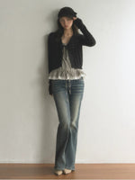 Plaid Ruffle Cami Top