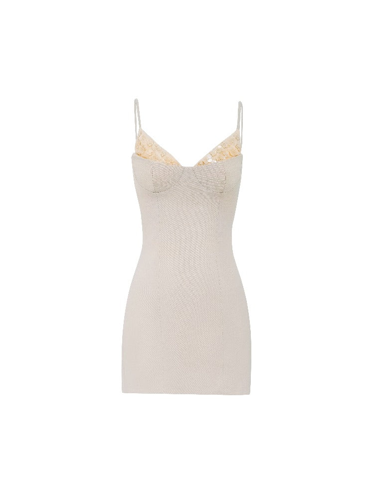 Light Brown Floating Light Dress