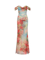 Ruched Mermaid Maxi Dress