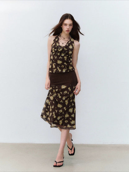 Mist Garden Mesh Dress