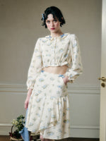 Comfortable Cotton Embroidered Shirt & Skirt Set