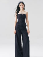 Buckle Tube Top & Pants Set