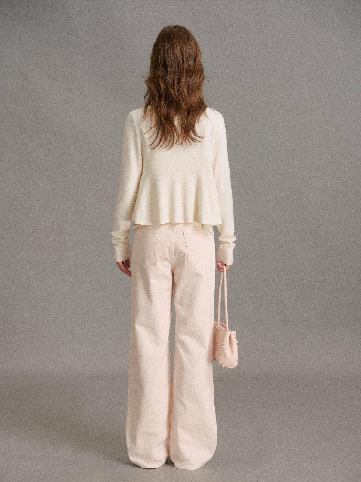 Velvet Tie Front Knit Layered Set