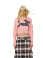 Puppy Knit Cardigan