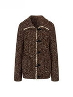 Heavywork Lapel Toggle Knit Cardigan