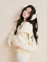 Jacquard Collar Down Jacket