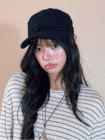 Striped Lace Trim Tee