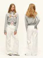 Puppy Print Cropped Hoodie
