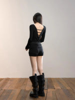 Knit Layered Shorts