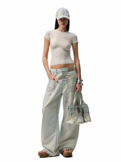 Basic Slim-Fit Solid-Color T-shirt