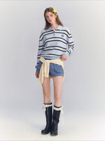 Blue Cargo Shorts