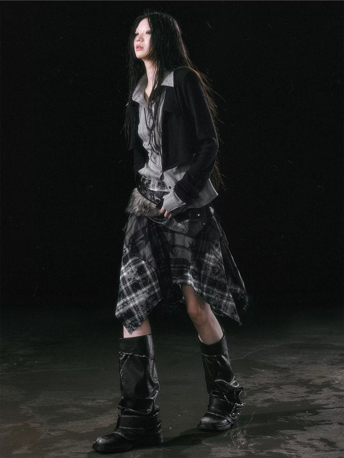 Contrast Layered Shirt