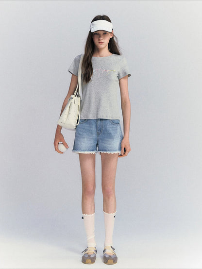Butterfly Print T-shirt