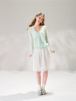 Ice Silk Tie Cardigan