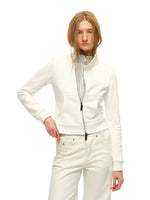 Double Zip Sweatshirt Jacket
