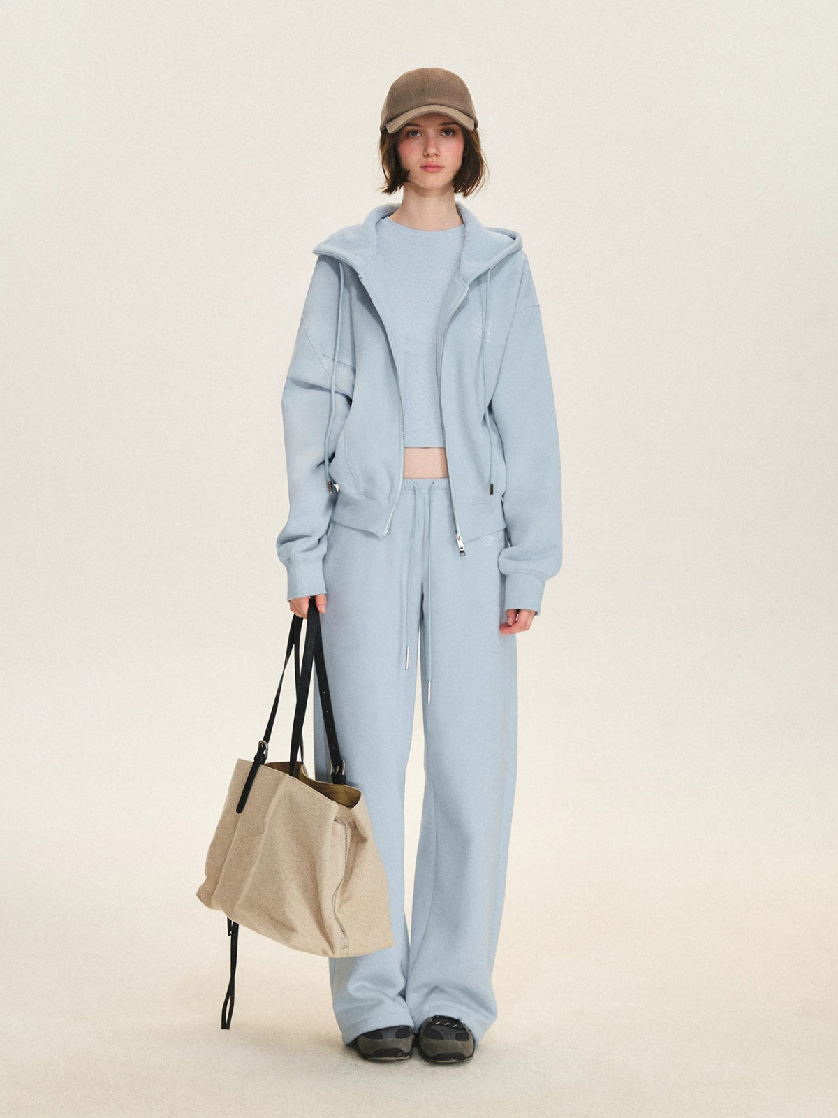 Fleece Hooded Three Piece Set