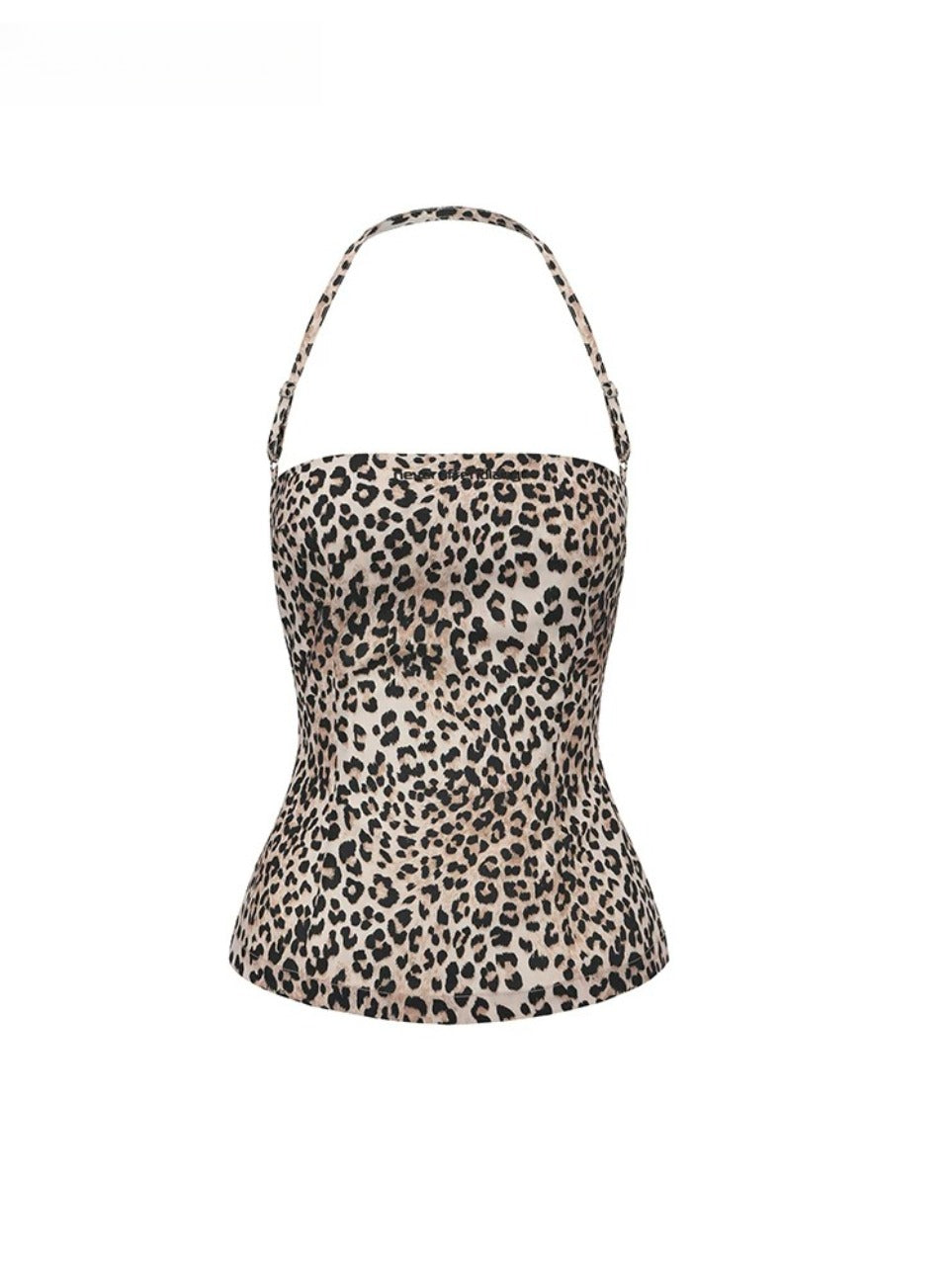 Leopard Halter Cami Top