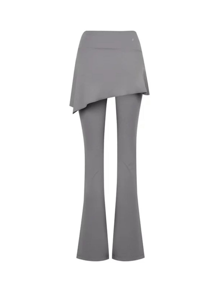 Layered Flare Yoga Pants