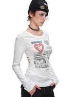 Comic Cutout T-Shirt Dress