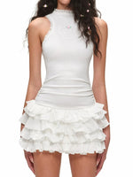 Snoopy Tiered Tank Dress