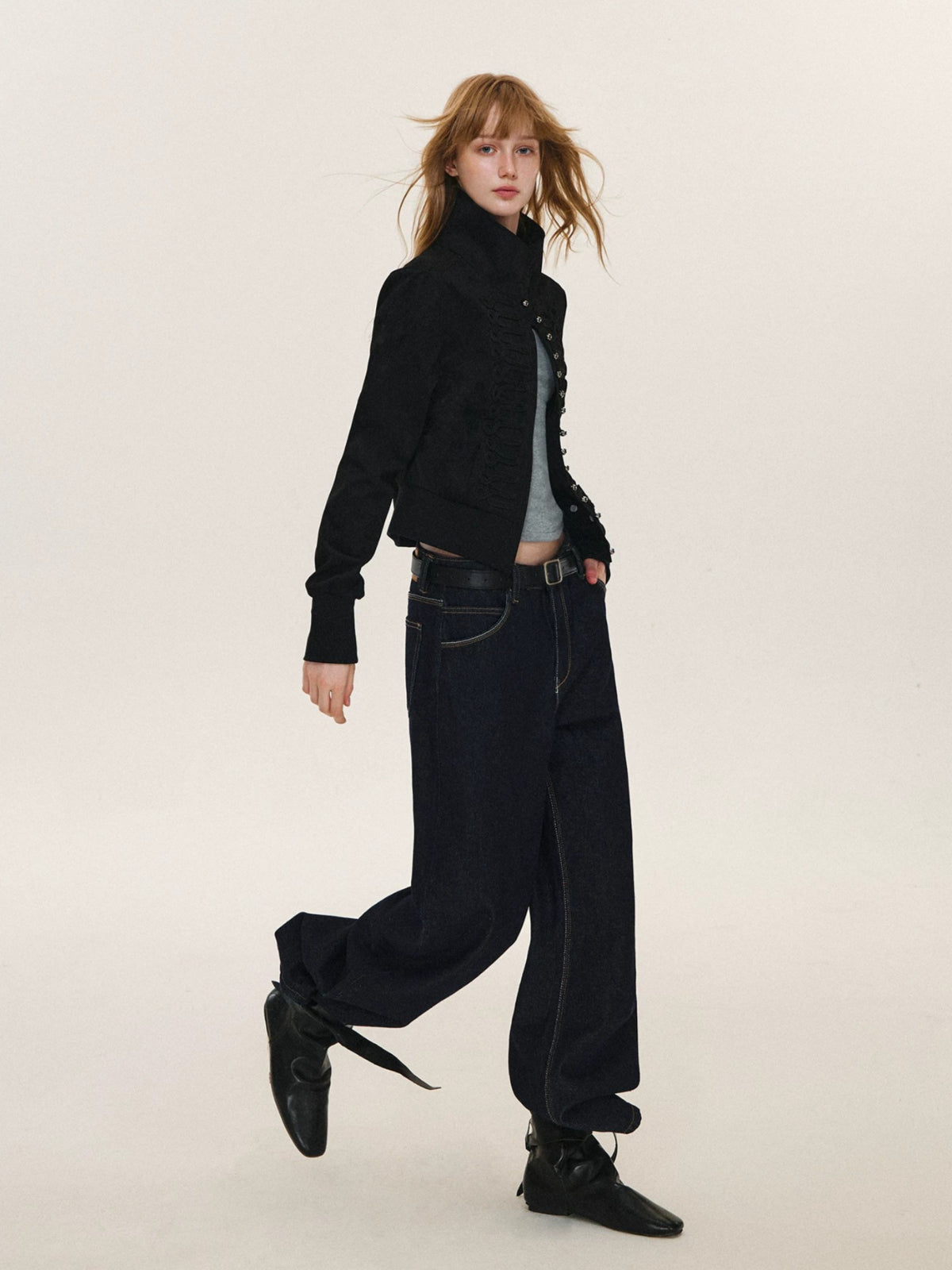 Napoleon Lace Faux Suede Jacket