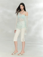 Sheer Knit Cover Top